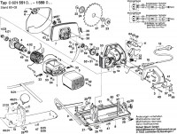 Bosch 0 601 555 061 ---- Circular hand saw Spare Parts